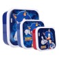 Sonic the Hedgehog - Pack 3 boîtes à goûter Sonic Fresh Bites