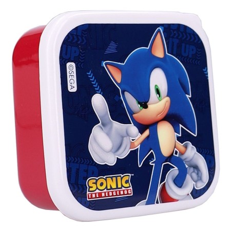 Sonic the Hedgehog - Pack 3 boîtes à goûter Sonic Fresh Bites