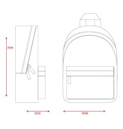 Spider-Man - Backpack Fight Against  Wrong 31 cm