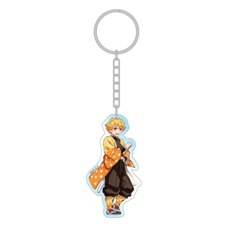 Demon Slayer: Kimetsu no Yaiba - Acrylic Keychain Zenitsu Holographic 7 cm