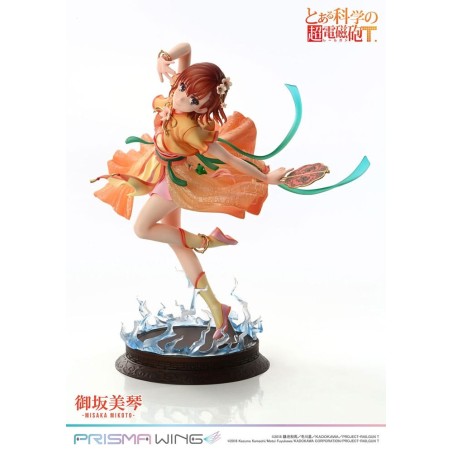 To Aru Kagaku no Railgun - Statuette 1/7 Prisma Wing Misaka Mikoto 22 cm