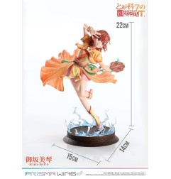 To Aru Kagaku no Railgun - Statuette 1/7 Prisma Wing Misaka Mikoto 22 cm