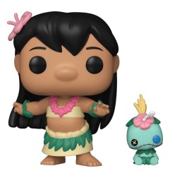 Lilo & Stitch - Figurine POP! Hula Lilo avec Scrump 9 cm
