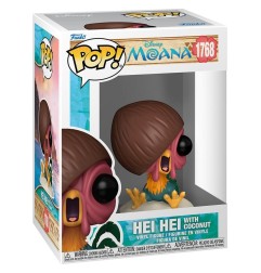 Vaiana, la Légende du Bout du Monde - Figurine POP! & Buddy Hei Hei avec Noix de Coco 9 cm