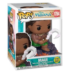 Vaiana, la Légende du Bout du Monde - Figurine POP! Maui Glow in the Dark 9 cm
