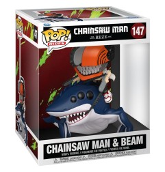 Chainsaw Man - Figurine POP! Rides Deluxe CSM & Beam 15 cm