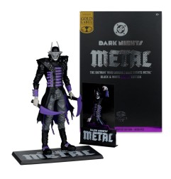 DC Multiverse - Figurine The Batman Who Laughs (B&W with accent) (Gold Label) 18 cm