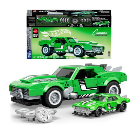 Hot Wheels - Mattel Brick Shop  Speed Series Building Set 1/32 Custom '68 Camaro