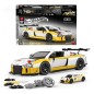 Hot Wheels - Jeu de construction Elite Mattel Brick Shop 1/16 '15 Audi R8 LMS