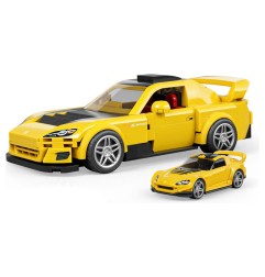 Hot Wheels - Speed Series Mattel Brick Shop Building Set 1/32 '07 Honda S2000