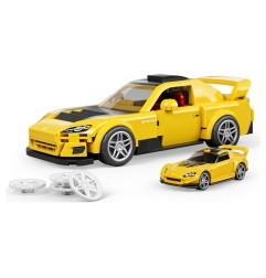 Hot Wheels - Jeu de construction Speed Series Mattel Brick Shop 1/32 '07 Honda S2000