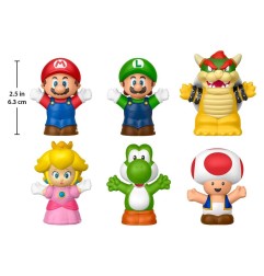 Super Mario - My Mario Little People Collector Mini Figure 6-Pack 7 cm