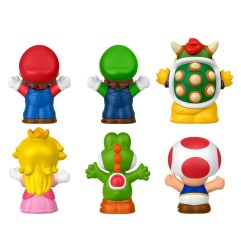 Super Mario - Collector pack 6 mini figurines My Mario Little People 7 cm
