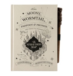 Harry Potter - Premium Notebook A5 with Light Marauder's Map