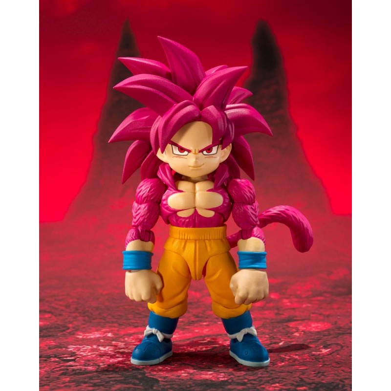 Dragon Ball - Daima S.H.Figuarts Action FigureSuper Saiyan Level 4 Son Goku (mini) 8 cm