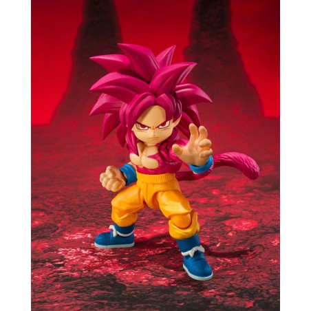 Dragon Ball - Daima S.H.Figuarts Action FigureSuper Saiyan Level 4 Son Goku (mini) 8 cm
