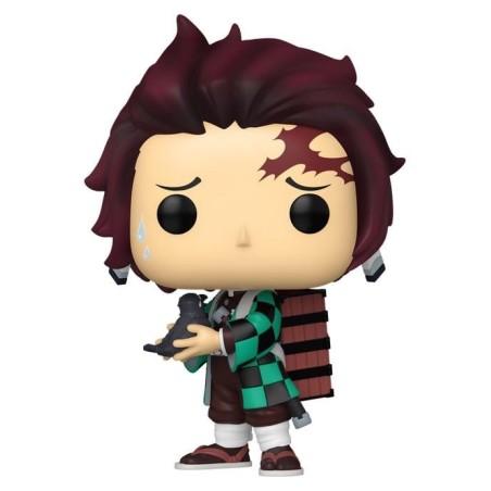 Demon Slayer: Kimetsu no Yaiba - POP! Animation Vinyl Figures Tanjiro w/Crow 9 cm