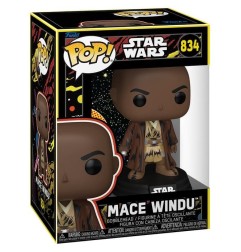 Star Wars: Mandalorian & Grogu - Figurine POP! Mace Windu (Retro) 9 cm