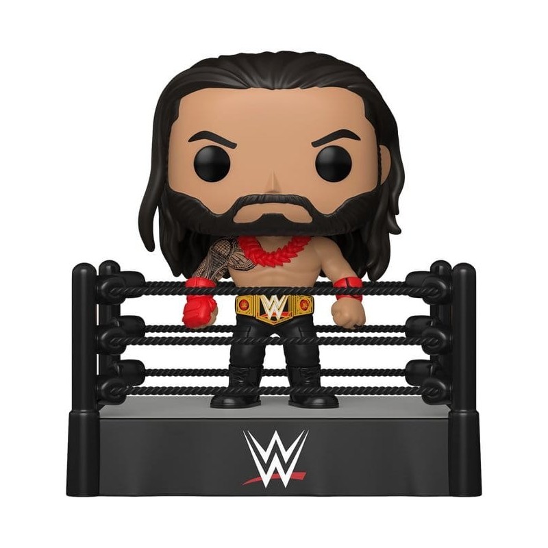 WWE - Figurine POP! Deluxe Roman Reigns in Ring 9 cm
