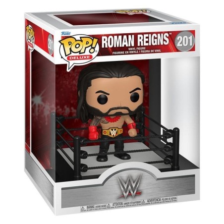 WWE - POP! Deluxe Vinyl Figure Roman Reigns in Ring 9 cm