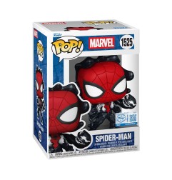 Marvel Comics - Figurine POP! Spider-Man (symbiote) *Exclusive Version* 9 cm
