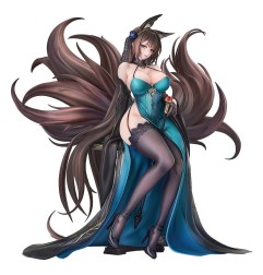Azur Lane - Statuette 1/7 Amagi: Throne of Fallen Petals Ver. 27 cm