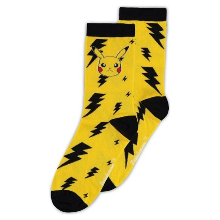 Pokémon - Pack 3 paires de chaussettes Pokémon Crew 39-42