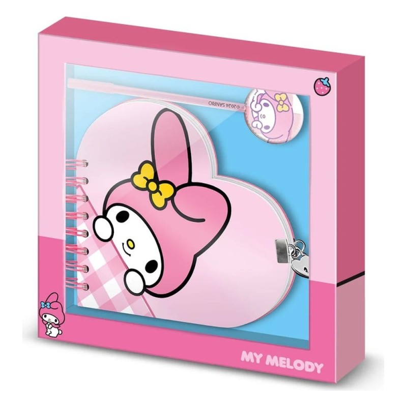 Hello Kitty - Set cadeau carnet de notes avec stylo My Melody