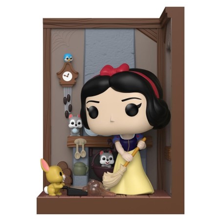 Disney - Figurine POP! Book Nook Blanche-neige dans la Chaumière 9 cm