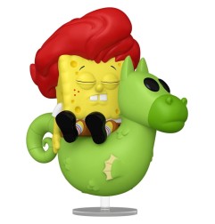 Bob l' éponge - Figurine POP! Deluxe Bob l'éponge avec Mystère l'hippocampe 15 cm