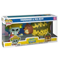 Bob l' éponge - Figurine POP! Carlo Tentacule & L'ours des mers 9 cm
