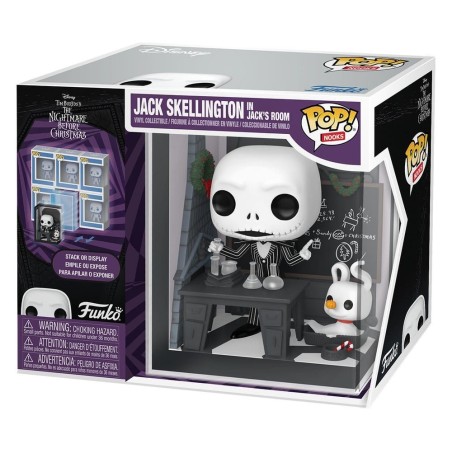 Nightmare before Christmas - Nightmare Before Christmas POP! Nooks Vinyl Figure Jack Skellington's Room 9 cm