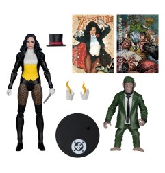 DC Comics - DC Multiverse McFarlane Action Figure Zatanna with Detective Chimp Collector Edition N°53 18 cm