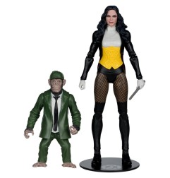 DC Multiverse McFarlane - Figurine Zatanna avec Detective Chimp Collector Edition N°53 18 cm