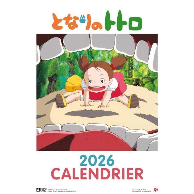 Studio Ghibli - My Neighbor Totoro Calendar 2026 *French Version*