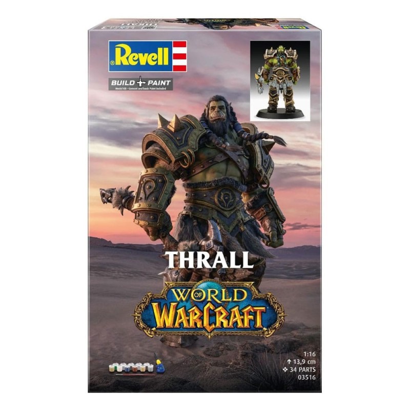 World of Warcraft - Model Kit Gift Set 1/16 The Orc Thrall 13 cm