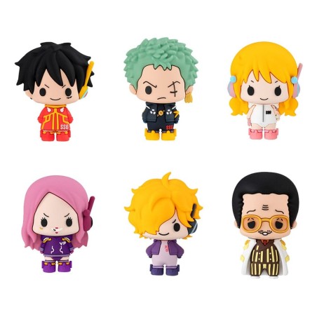 One Piece - Chokorin Mascot Series Trading Figure 6-Pack Egghead Ver. 5 cm