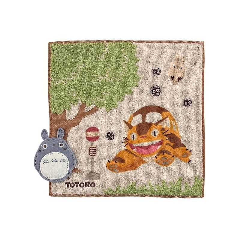 Studio Ghibli - My Neighbor Totoro Mini Towel Bus Stop 25 x 25 cm