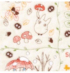 Studio Ghibli - My Neighbor Totoro Mini Towel Wreath of Nuts 25 x 25 cm