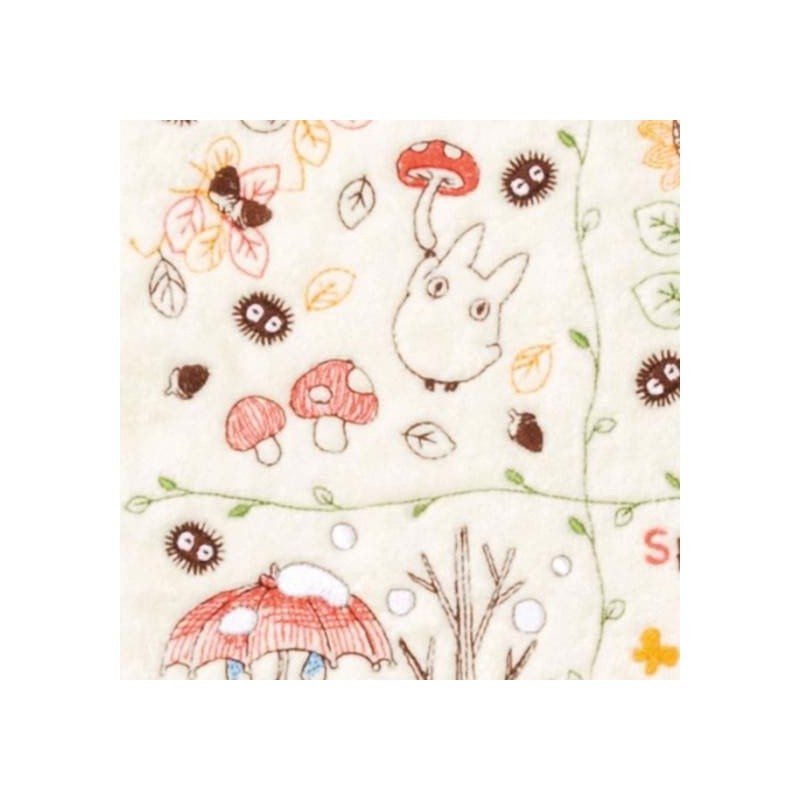 Studio Ghibli - My Neighbor Totoro Mini Towel Wreath of Nuts 25 x 25 cm