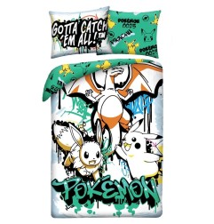 Pokémon - Parure de lit Pokémon Ver. 18 140 x 200 cm / 70 x 90 cm