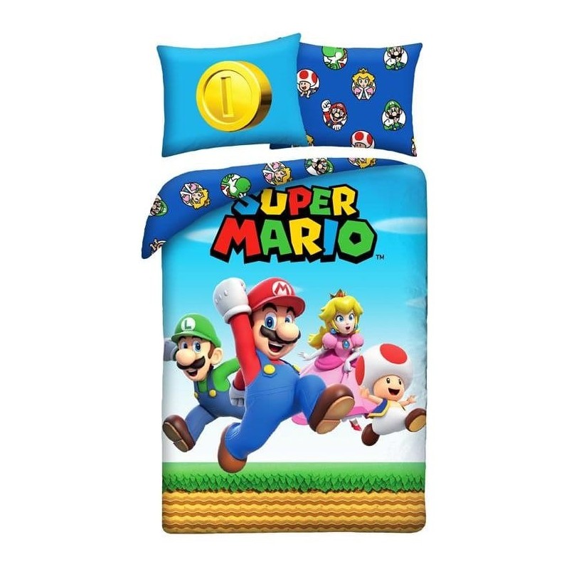 Super Mario - Duvet Set Ver. 5 140 x 200 cm / 70 x 90 cm