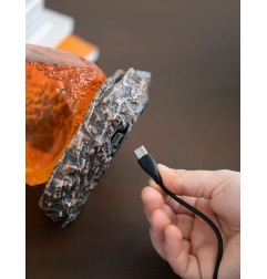 Jurassic Park - Lampe avec USB-C Ambre Jurassic Park