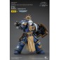 Warhammer 40k - Figurine Ultramarines Levantus avec Power Sword, Stormshield and Bolt Pistol 13 cm