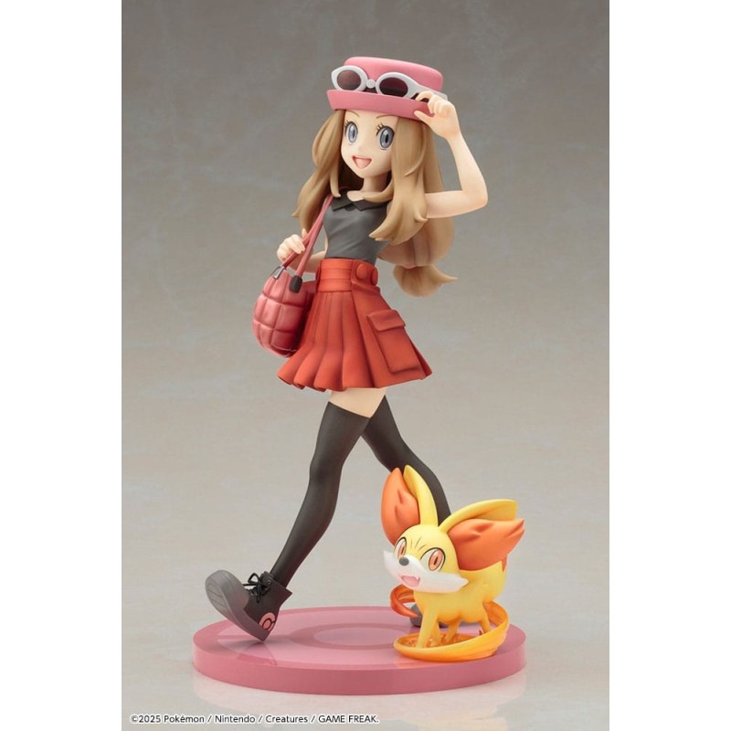 Pokémon - Statuette ARTFXJ 1/8 Serena & Feunnec 20 cm