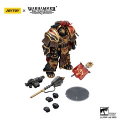 Warhammer 40k: Sons of Horus - Figurine Legion Cataphractii Praetor avec Combi-Melta and Power Maul 14 cm