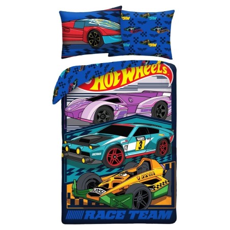 Hot Wheels - Parure de lit Hot Wheels Ver. 1 140 x 200 cm / 70 x 90 cm
