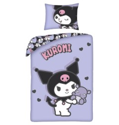 Sanrio - Parure de lit Kuromi Ver. 1 140 x 200 cm / 70 x 90 cm