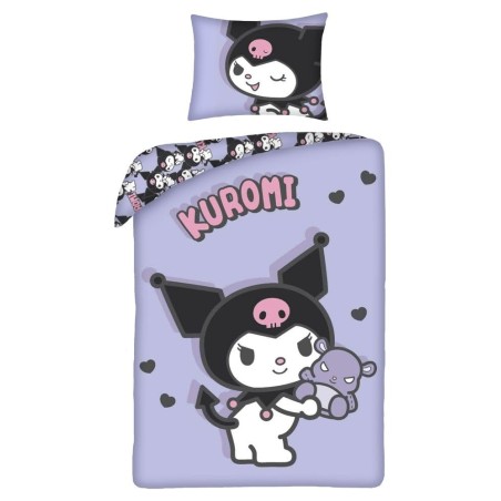 Sanrio - Parure de lit Kuromi Ver. 1 140 x 200 cm / 70 x 90 cm