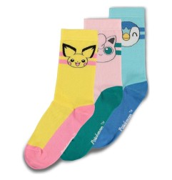 Pokémon - Socks 3-Pack Crew 39-42